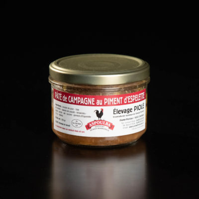 Conserve de pâté de campagne au piment d'espelette par Aspoulba