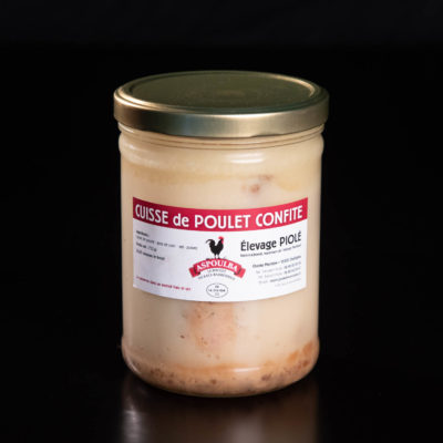 Conserve de cuisse de poulet confite par Aspoulba